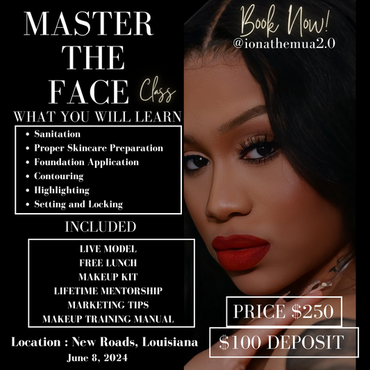 Master The Face Makeup Class